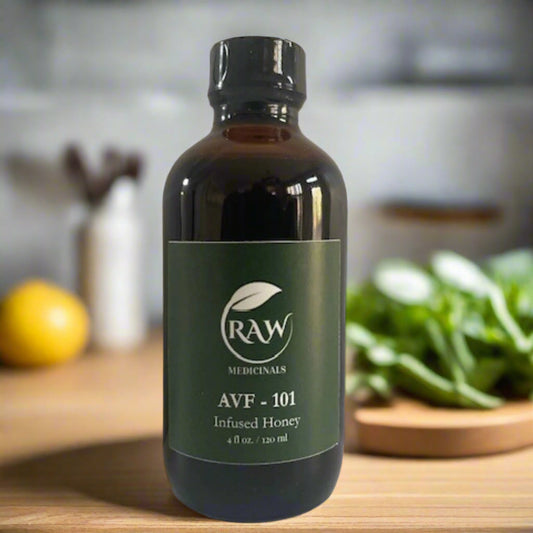 AVF-101, Infused Honey, anti-viral, anti-fungal, anti-bacterial 